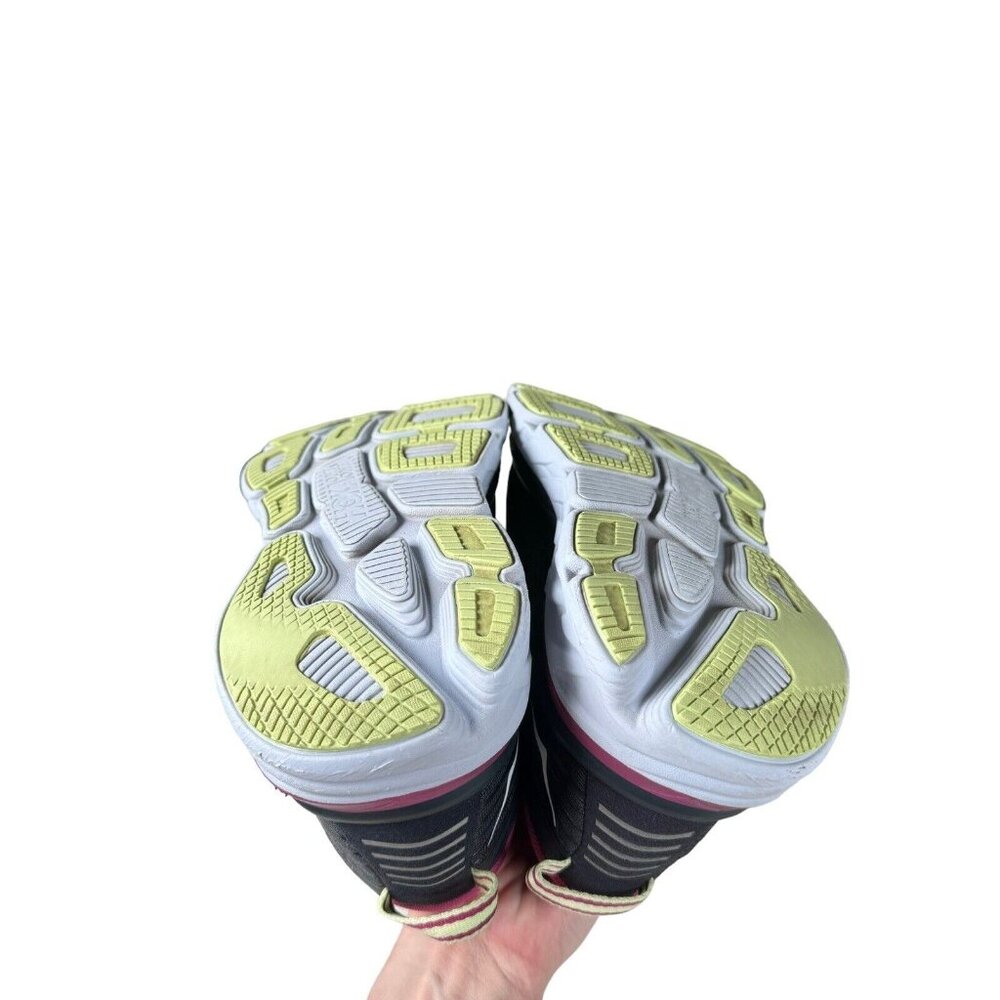 Hoka One One Black and Pink Athletic Shoes - Picture 14 of 16